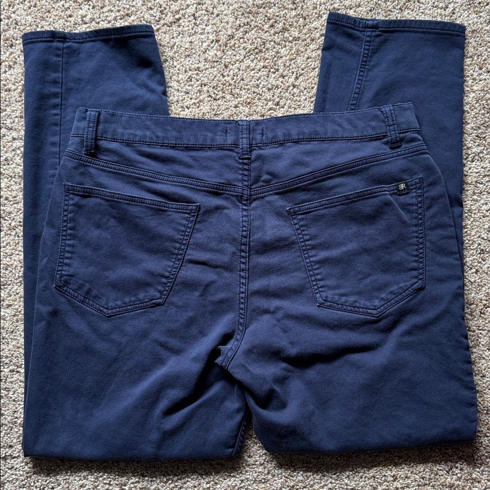(4/$10) Banana Republic Navy Chino Pants - Picture 3 of 7